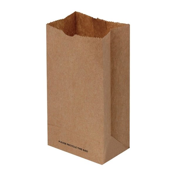 Toolworks International Paper Bags 7 in. H X 2 in. W X 4 in. L Paper Shopping Bag 2000 pk 13 lb AKB0001